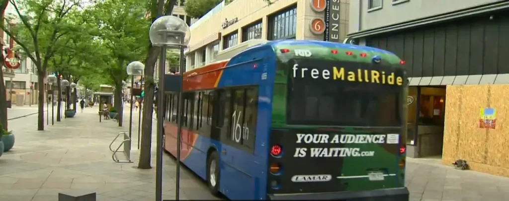 16th street mall shuttle ride on sunday