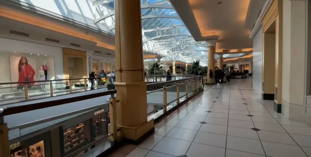 somerset collection mall view from first floor