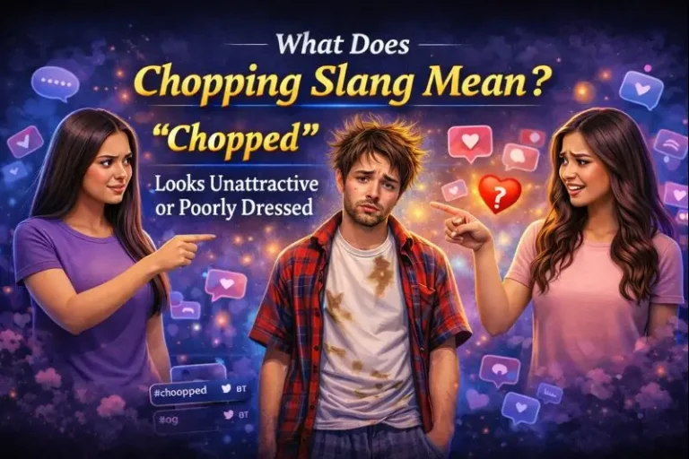 What Does Chopping Slang Mean