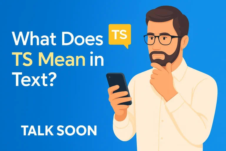 ts mean in text