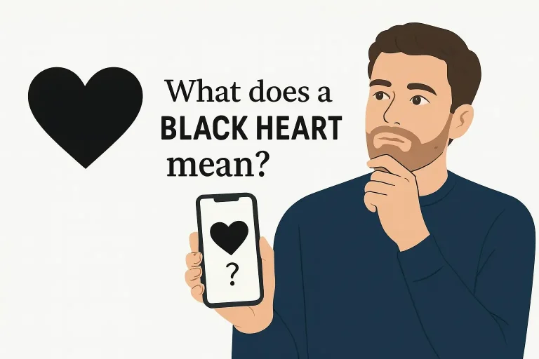 what does a black heart meaning