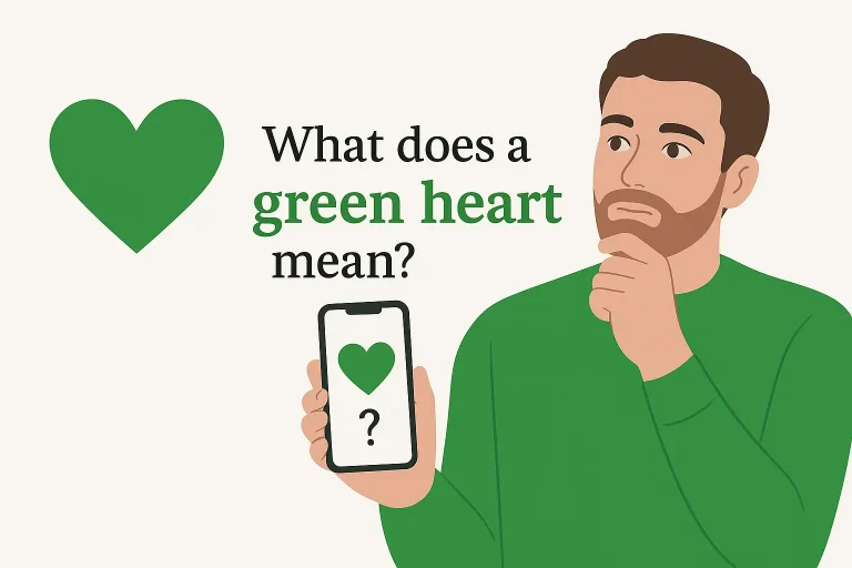 what does a green heart mean