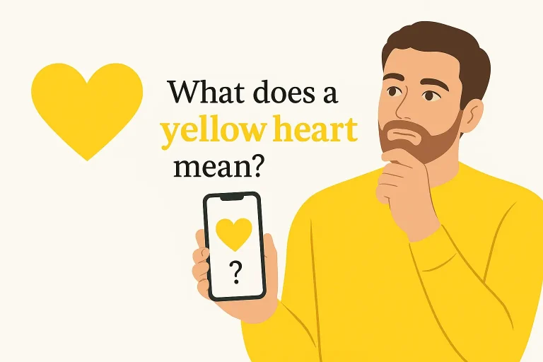what does a yellow heart mean