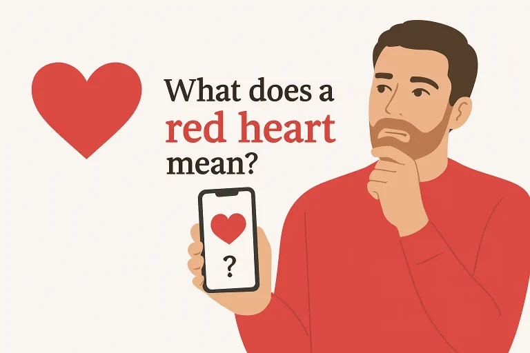 what does red heart mean