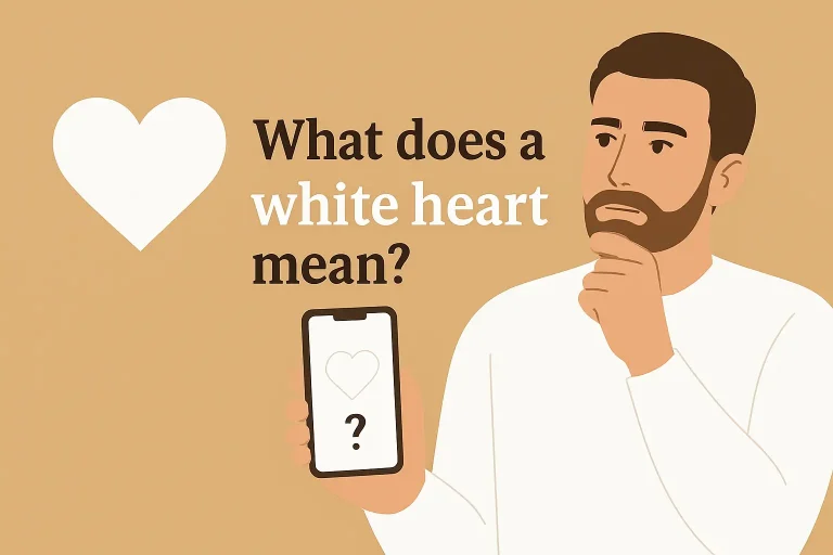 what does white heart mean
